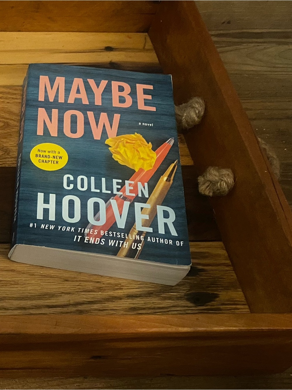 Maybe Now paperback book by Colleen Hoover